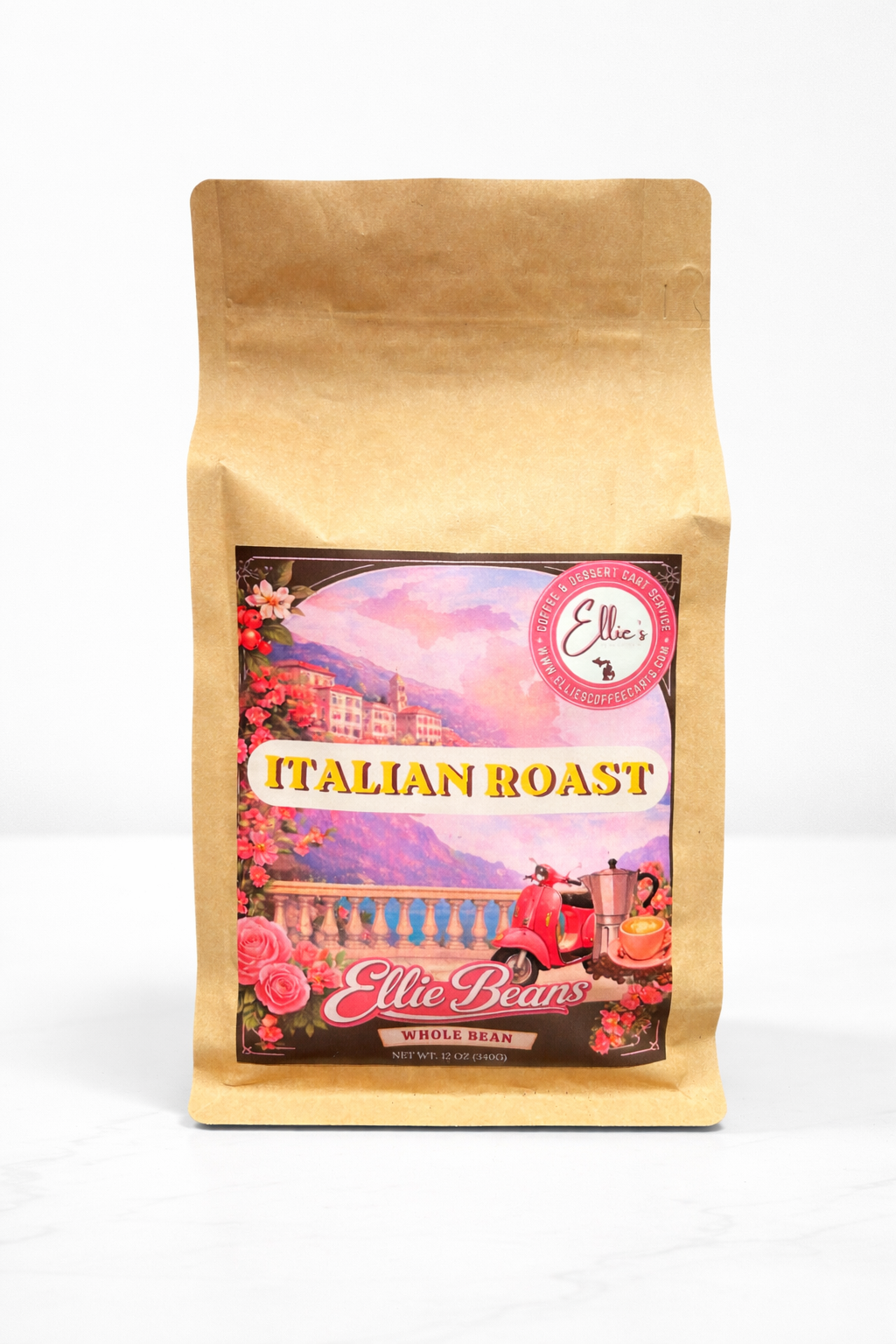$20- Italian Roast (Whole Bean Coffee)